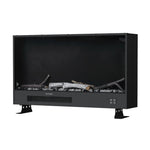 Recessed Electric Fireplace with Remote Control, RJ0001