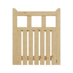 76x90cm Outdoor Wooden Garden Gate Fence Door, AI1441