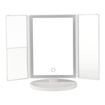 Tri-Fold Makeup Mirror with LED Strip Light, SW0977