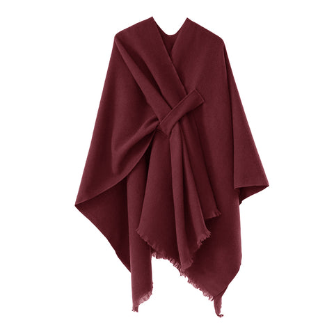 Oversized Plain Shawl Wrap, CA290105