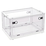 Visual Folding Storage Box with Wheels for Home Organizer, WZ0092