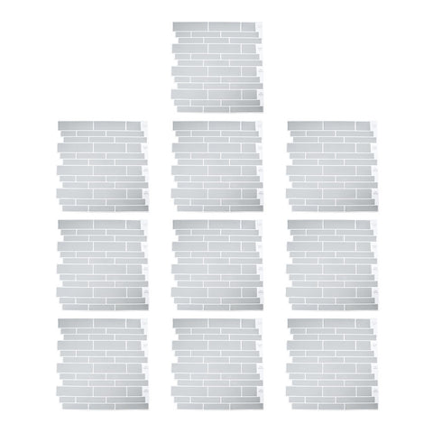 10Pcs Self-Adhesive Wall Tile Stickers, SW1100
