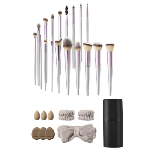 Makeup Brush & Tool Set with Storage Bucket, BM520028