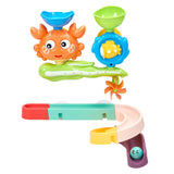 Wall-Mounted Crab Bath Toy Track Game Set for Kids, TE090139