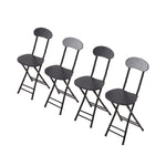 4Pcs Portable Foldable Dining Chairs, FD240036