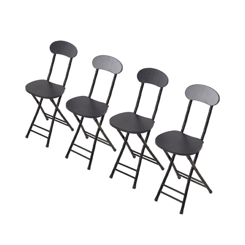 4Pcs Portable Foldable Dining Chairs, FD240036