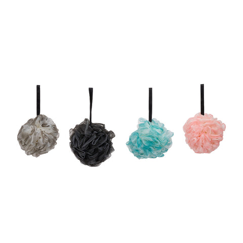 4Pcs Soft Mesh Pouf Bath Sponges, BW540006 (Ver.2)