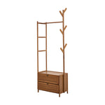 Multi-functional Wooden Coat Rack with Storage Cabinets, FB250002 (VER.2)