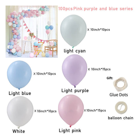 60pcs Balloon Set for Party Festival Backdrop Decoration, SC0654