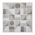 Set of 10 Self-adhesive Geometric Retro Wall Tile Stickers, SW1129 (Ver.2)