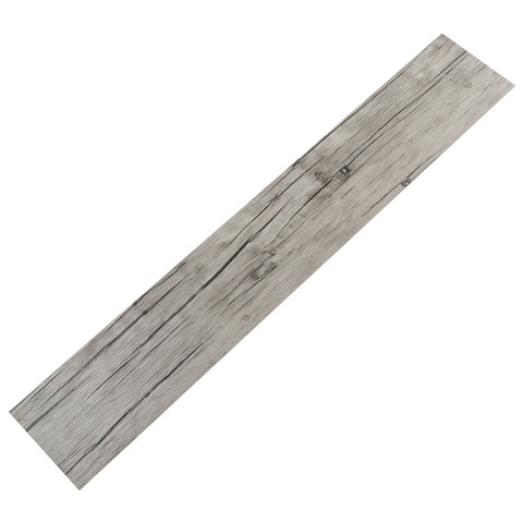Livingandhome Rustic Lifelike Wood Grain Self-adhesive PVC Flooring, LG1407