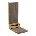 L-förmiger Kratzbaum aus Wellpappe mit Spielball und Holzrahmen [Kratzbaum L-Form mit Spielball und Holzrahmen], PT080039(DE)