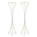 2PCS Gold Metal Wedding Flower Stands, SP3038
