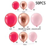 50pcs Balloon Set for Party Festival Backdrop Decoration, SC0641