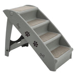 4-step Plastic Foldable Pet Stair Indoor Climbing Ladder, WM0237
