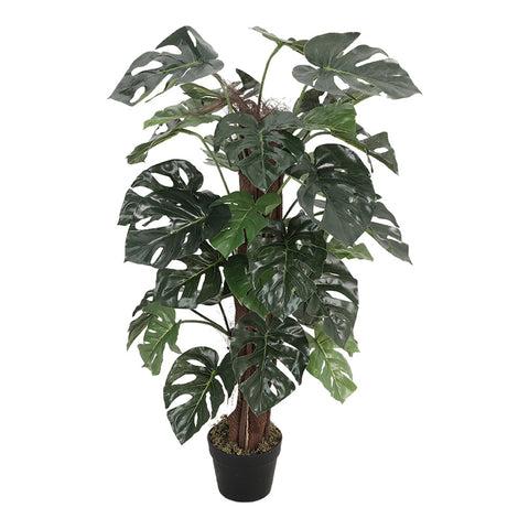 Livingandhome Artificial Monstera Plant Large Greenery Home Decor with Pot, PM1210