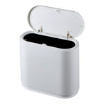 10L Narrow Trash Bin with Press Top Lid, WM0851