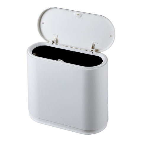 10L Narrow Trash Bin with Press Top Lid, WM0851