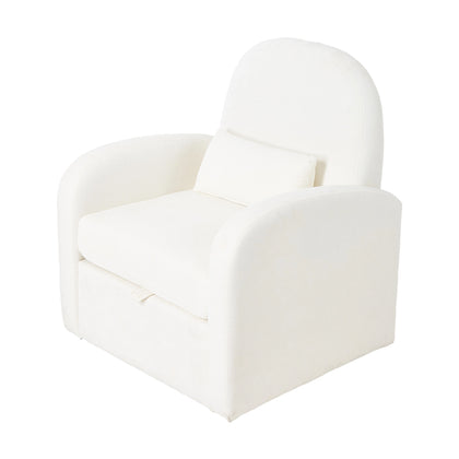 Swivel Chenille Upholstered Single Sofa Armchair, FL270008 (Ver.2)