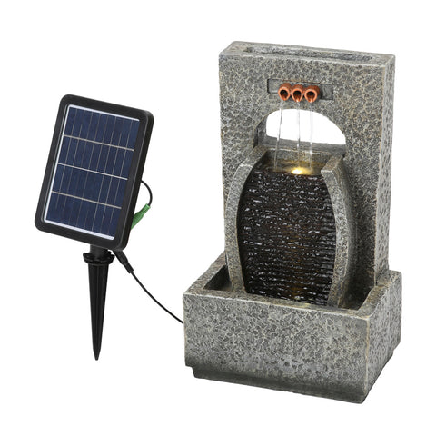 Garden Sanctuary Outdoor Solar-Powered Water Fountain Decor,  AI1383