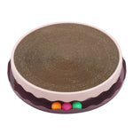 Circular Cat Scratching Board with Ball Toy, CT1026