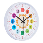 12-inch Brightly Coloured Dual-Scale Battery Operated Wall Clock, SC2089
