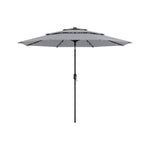 Garden Sanctuary Outdoo 3-Tier Umbrella with Solar Lights without Base, LG1264