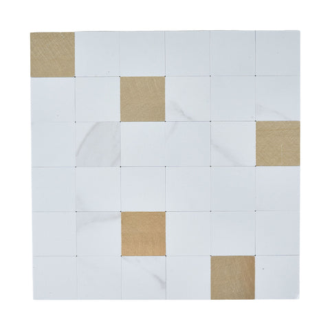 10Pcs Self-Adhesive Marble Wall Tile Stickers, HF070399