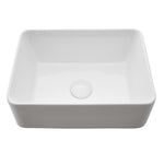 Ceramic Countertop Basin with Central Drain Set, MB150008