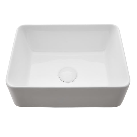Ceramic Countertop Basin with Central Drain Set, MB150008 (Ver.2)