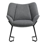 Livingandhome Minimalist Linen Armchair, XY0353