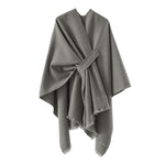 Oversized Plain Shawl Wrap, CA290102