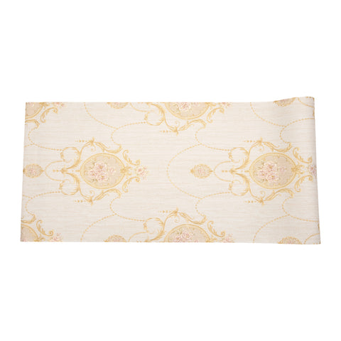 Vintage Non-Pasted Non-Woven 3D Embossed Wallpaper Roll, HF070311