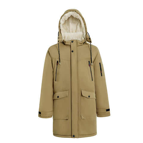 Winter Mid-Length Padded Coat Jacket with Hood, CC290481