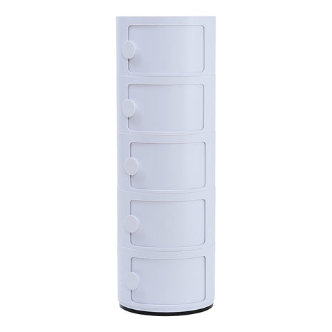 Livingandhome Round Multi-tiered Drawer Storage Unit Organizer, ZH1274