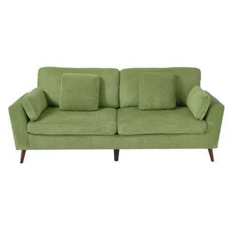 2-Seater Chenille Upholstered Sofa with Pillows, FL050244FL050245