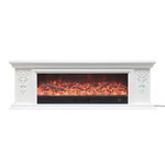 TV Stand Electric Fireplace Adjustable Flame with Remote, PM1514