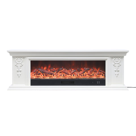 TV Stand Electric Fireplace Adjustable Flame with Remote, PM1514