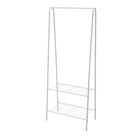152CM Freestanding Metal Clothes Rail with Bottom Rack, SC2012