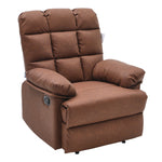 Livingandhome Faux Leather Upholstered Recliner Armchair, FA0631