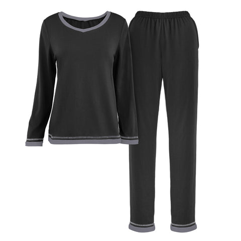 Long Sleeve Loungewear Set, WO0457 (Ver.2)