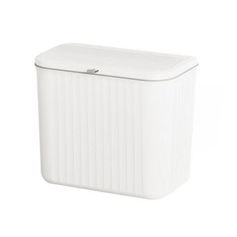 7L Hanging Rubbish Bin for Kitchen Bathroom With Lid, WM0425 (Ver.2)