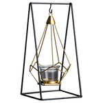 Livingandhome Nordic Wedding Metal Candle Holder Stand Home Decoration, WH0167