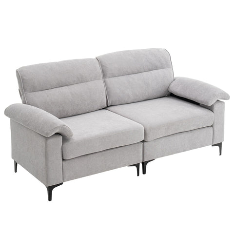 2-Seater Chenille Upholstered Sofa, FL050293FL050294