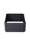 Galvanized Steel Square Raised Garden Bed Planter Box, PM1628