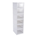 Livingandhome 6 Tier Foldable Shoe Storage Box Unit, SC1883