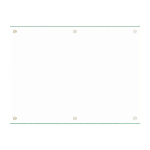 Tempered Glass Chopping Board Worktop Saver with Non-Slip Foot Pads, MD170055