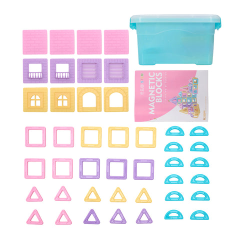 46Pcs Magnetic Building Blocks Set Educational Construction Toys for Children, TE380033