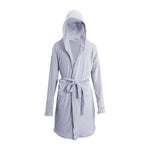Sheonly Solid Long Hooded Bath Robe, SC0427