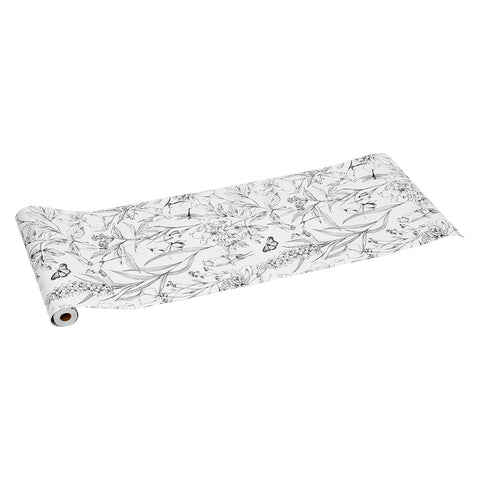 10m x 44cm Self-Adhesive Floral Wallpaper, HF070379 (Ver.2)